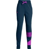 Under Armour Rival Jogger Techno Teal / / Fluo Fuchsia - YXS · záber 1