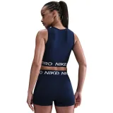 Dámske tréningové tričko bez rukávov NIKE PRO DF CROP TANK MIDNIGHT NAVY WHITE · záber 2