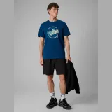 T-shirt regular s potlačou pánsky - tyrkysový - Farba: tyrkysová | Pohlavie: Pánske · záber 2