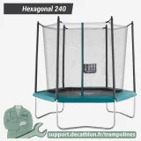 DOMYOS OBVODOVÁ OCHRANNÁ PENA – NÁHRADNÝ DIEL PRE TRAMPOLÍNU HEXA 240 bez · záber 2