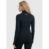 Dámské termo tričko s dlouhým rukávem a s polovičním zipem 4F BRUSHED UNDERWEAR F096-WAW25UBRUF096-20S-DEEP BLACK · záber 5