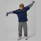 T-shirt loose s potlačou chlapčenský - tmavomodrý · záber 2
