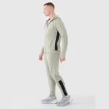Pánská sportovní rychleschnoucí mikina - khaki · záber 2