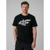 Pánské tričko s krátkým rukávem 4F TSHIRT M2659-20S-DEEP BLACK · záber 2