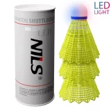 NILS Badmintonové míčky NBL6293 s LED 3 ks (VÝPRODEJ) · záber 2