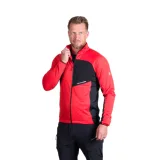Pánská turistická mikina se zipem NORTHFINDER PRIMO-361redblack · záber 1