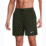 Férfi fürdőnadrág NIKE SWIM Breaker Swoosh 5 Black · záber 1