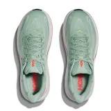 Pánská běžecká obuv HOKA Clifton 10 Wide M sage neon flame · záber 4