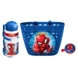 Spiderman Cyklistická súprava Spiderman (košík, fľaša, zvonček) · záber 1