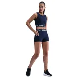 Dámske tréningové tričko bez rukávov NIKE PRO DF CROP TANK MIDNIGHT NAVY WHITE · záber 3