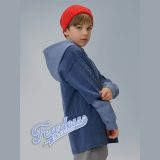 T-shirt loose s potlačou chlapčenský - tmavomodrý · záber 3