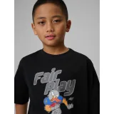 Chlapecké tričko s krátkým rukávem 4F JUNIOR TSHIRT M3012-20S-DEEP BLACK · záber 5