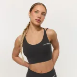 GymBeam Sportovní podprsenka BEAT Charcoal - Velikost: XS | Barva: sivá | Hmotnost: 0,09 kg | Balení: 25 · záber 5