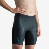 DECATHLON Pánske plavky Jammer neoprén 2,5 mm čierno-tyrkysové S · záber 1