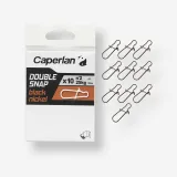 CAPERLAN Rybárska karabínka Double Snap black nickel 10 ks 3 · záber 1