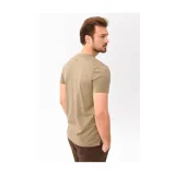 Pánské tričko s krátkým rukávem VOLCANO WARREN-102-BEIGE · záber 3