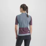Dámský cyklistický dres s krátkým rukávem SPORTFUL Checkmate w jersey, huckleberry blue radiance · záber 3