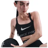 Dámská sportovní tréninková podprsenka NIKE PRO W NP LS BRA TT GRX BLACK WHITE WHITE · záber 2