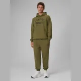 Teplákové nohavice joggery pánske - khaki - Pohlavie: Pánske · záber 1
