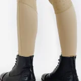 FOUGANZA Dámske jazdecké nohavice 900 fullgrip béžové L · záber 2