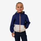 QUECHUA Detská nepremokavá turistická bunda MH500 2-6 r. tmavomodrá 2-3 r (89-95 cm) · záber 1