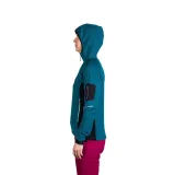 Dámská turistická mikina se zipem NORTHFINDER DARLA-630inkblueblack · záber 4