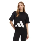 Dámské tričko s krátkým rukávem ADIDAS W BL SJ BF T BLACK WHITE · záber 1