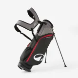 INESIS Golfový bag s trojnožkou Ultralight čierno-červený bez · záber 1