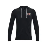 Pánská mikina s kapucí UNDER ARMOUR UA Rival Try Athlc Dep FZ HD-BLK · záber 5