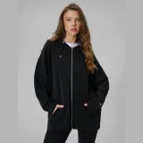 Dámská tepláková mikina oversize s modalem - černá · záber 1