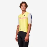VAN RYSEL Unisex cyklistický dres RCR-R 2 Team krátky rukáv žltý L · záber 2