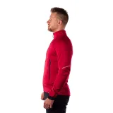 Pánska turistická flisová mikina so zipsom NORTHFINDER JACINTO-360red · záber 3