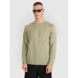Pánské běžecké tričko s dlouhým rukávem 4F LONGSLEEVE FNK M413-WAW25TFLOM413-44S-OLIVE · záber 2