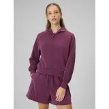 Dámska mikina so zipsom 4F SWEATSHIRT F2178-60S-BURGUNDY · záber 3