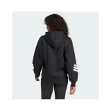 Dámská mikina se zipem ADIDAS W FI 3S FZ HD BLACK · záber 5