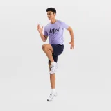 DOMYOS Pánske fitness šortky s vreckami na zips námornícke modré L · záber 2