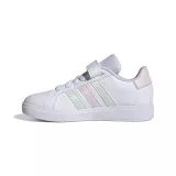 Dívčí rekreační obuv ADIDAS Grand Court 2.0 K cloud white clear pink · záber 2