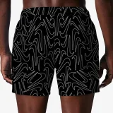 Férfi fürdőnadrág NIKE SWIM Breaker Logofetti 5 Black · záber 3