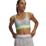 Dámska tréningová športová podprsenka UNDER ARMOUR UA Infinity Mid 2.0 Bra-GRN · záber 1