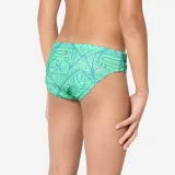 DECATHLON Chlapčenské slipové plavky na vodné pólo 500 Tiki tyrkysové 5-6 r (113-122 cm) · záber 2
