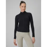 Dámska tréningová mikina so zipsom 4F SWEATSHIRT FNK F0850-20S-DEEP BLACK · záber 2