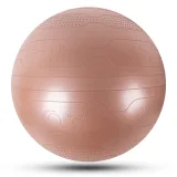 Gymnastická lopta inSPORTline Stretch Ball 75 cm so základňou BallBase - Farba: tyrkysová · záber 5