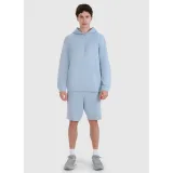 Pánské teplákové kraťasy 4F SHORTS CAS M571-34S-LIGHT BLUE · záber 3