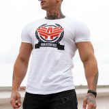 Pánske fitness tričko Iron Aesthetics Triumph, biele · záber 1