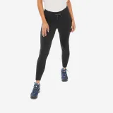 QUECHUA Dámske turistické legíny NH100 čierne S (W28 L31) · záber 1