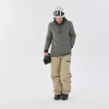 DREAMSCAPE Pánska snowboardová mikina SNB HDY kaki XS · záber 1