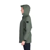 Dámská turistická softshellová bunda NORTHFINDER LUCINDA-300darkgreen · záber 2