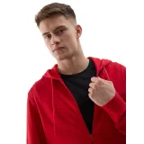 Pánska mikina so zipsom 4F SWEATSHIRT-4FWSS24TSWSM0951-61S-DARK RED · záber 4