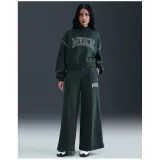 Dámske tepláky NIKE W NSW PHNX FLC LOGO WIDE LEG SEAWEED · záber 2