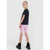 Dívčí tréninkové kraťasy 4F JUNIOR SHORTS FNK F0857-56S-LIGHT PINK · záber 4